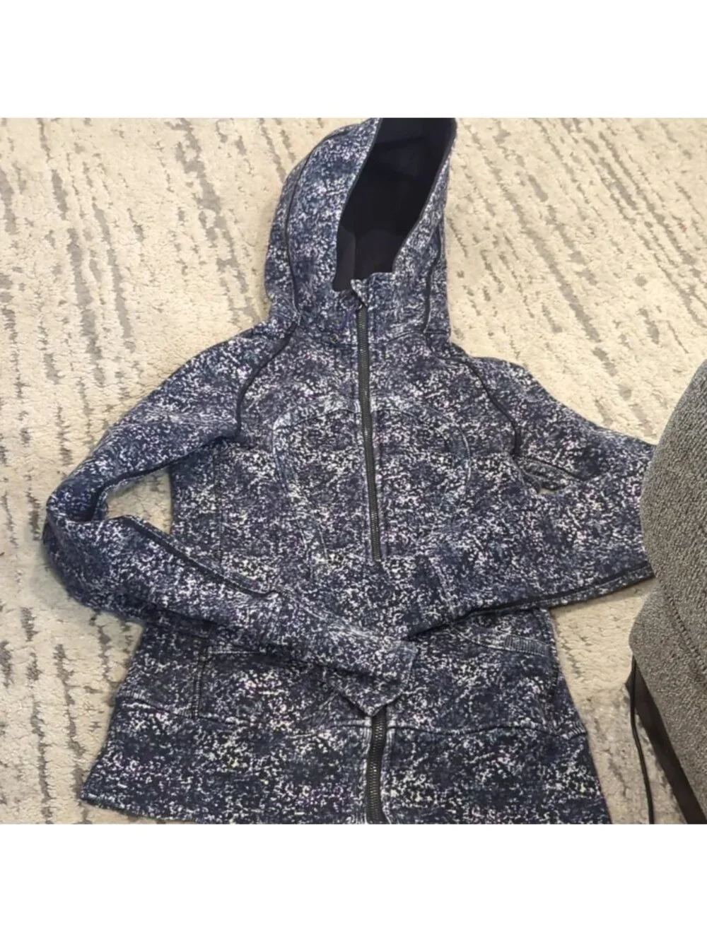 Lululemon Scuba Hoodie II Rocky Road Sand Dune Toothpaste / Storm Grey / Black